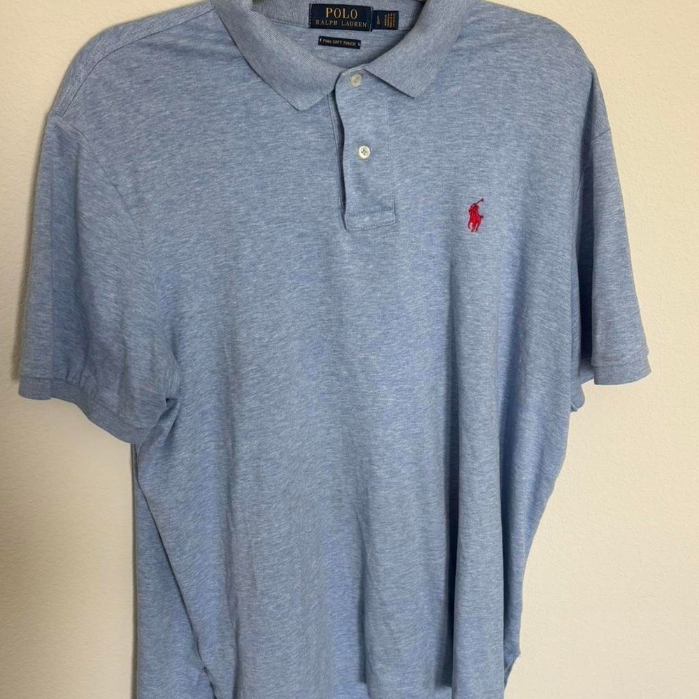 Ralph Lauren blue polo shirt Size L